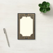 Post-it® Gold on Black Classic Art Deco (Bureau)