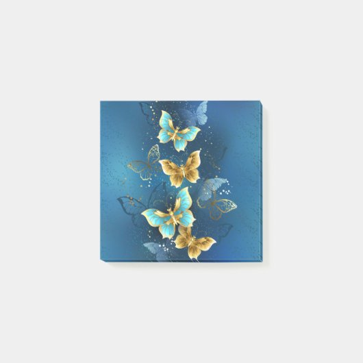 Post-it® Golden butterflies (Devant)