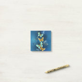 Post-it® Golden butterflies (Sur un bureau)