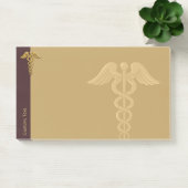 Post-it® Golden Double Snake Caduceus Notes (Bureau)