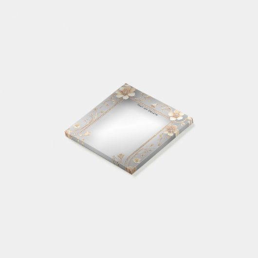 Post-it® Golden Flowers Publier des notes (Incliné)