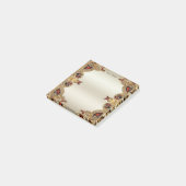 Post-it® Golden Flowers Red Gemstone Post it Notes (Incliné)