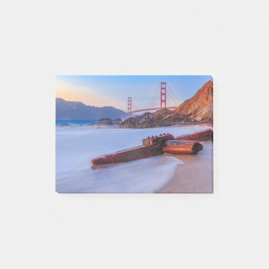Post-it® Golden Gate Bridge à San Francisco, Baker Beach (Devant)