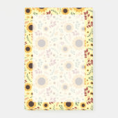 Post-it® Golden Hour Sunflower | Large 4" x 6" (Devant)