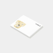 Post-it® Golden Labrador Retriever Chien personnalisé (Incliné)