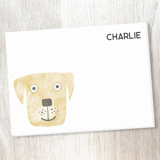 Post-it® Golden Labrador Retriever Chien personnalisé