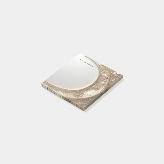 Post-it® Golden Ornate Frame Post it Notes (Incliné)