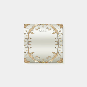 Post-it® Golden Ornate Post it Notes
