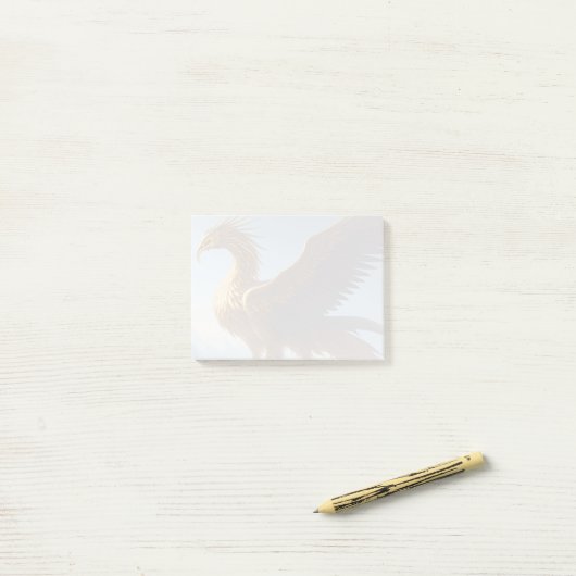 Post-it® Golden Phoenix (Sur un bureau)
