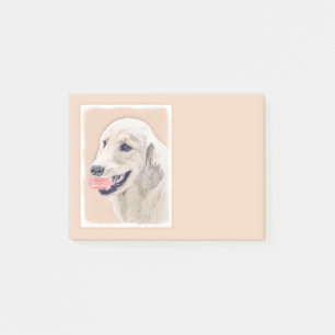 Post-it® Golden Retriever avec Tennis Ball Peinture Chien A