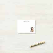 Post-it® Golden Retriever Chien Pilote meilleur ami mignon  (Sur un bureau)