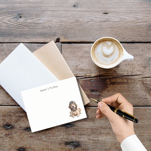 Post-it® Golden Retriever Chien Pilote meilleur ami mignon 