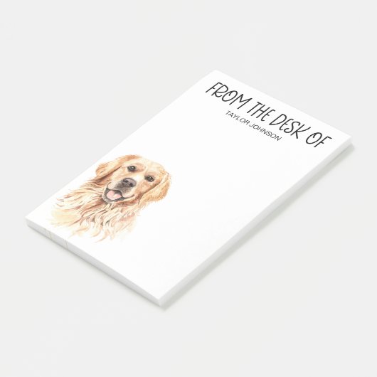 Post-it® Golden Retriever Lover (Incliné)