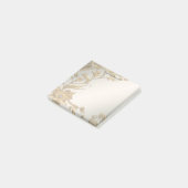 Post-it® Golden Wavy Feuille Floral Post it Notes (Incliné)