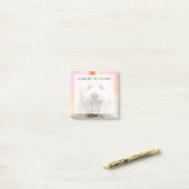 Post-it® Goldendoodle avec Casquette du Parti (Sur un bureau)