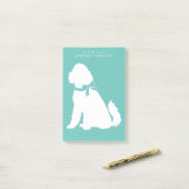Post-it® Goldendoodle Chien Chien Puppy Labradoodle (Sur un bureau)