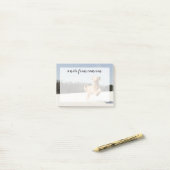 Post-it® Goldendoodle Traversant Le Champ (Sur un bureau)