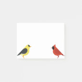 Post-it® Goldfinch Et Cardinal (Devant)