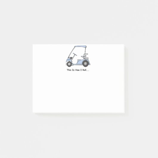 Post-it® Golf C'est comme ça que je roule (Devant)