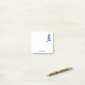 Post-it® Golf Sac Golf Club Bleu (Sur un bureau)