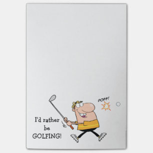 Post-it® Golfeur de bande dessinée
