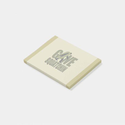 Post-it® Gone Squatchin Kaki Customise ça (Incliné)