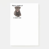 Post-it® Good Girl Chocolate Lab (Devant)