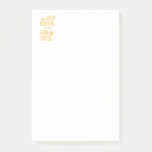 Post-it® Good morning starts with good coffee