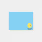 Post-it® Good Morning Sunshine Kawaii Sun (Devant)