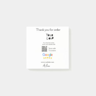 Post-it® Google examen logo entreprise site Web scanner cod
