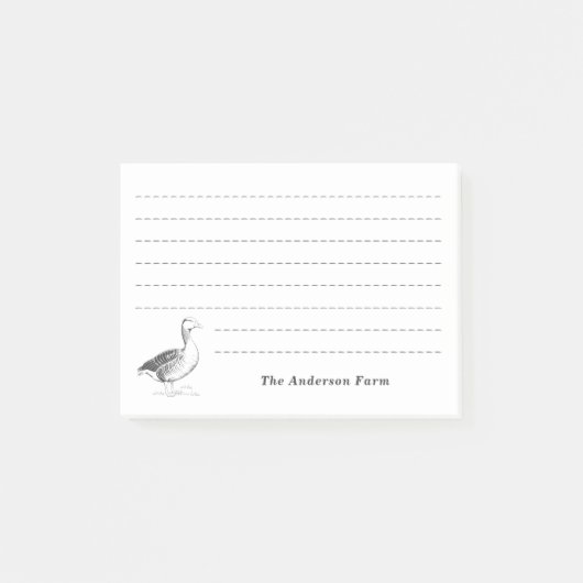 Post-it® Goose agricole (Devant)