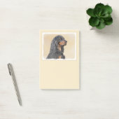 Post-it® Gordon Setter Peinture - Joli art original chien (Bureau)