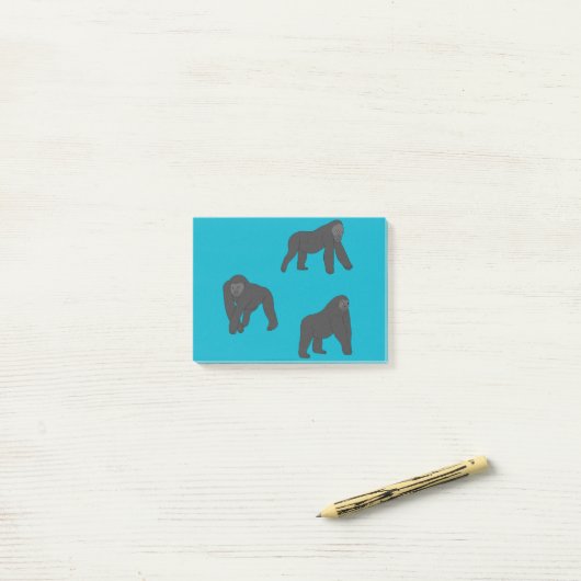Post-it® Gorilles (Sur un bureau)