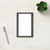 Post-it® Gothic Rose in Black and Gray (Bureau)