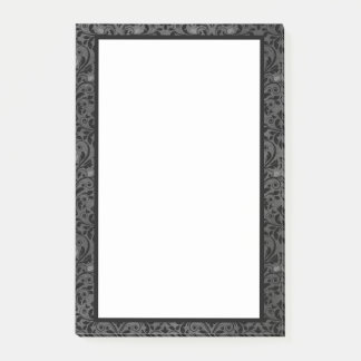 Post-it® Gothic Rose in Black and Gray