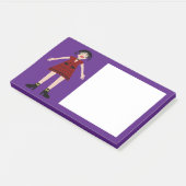 Post-it® Gothique Halloween Vampire Lady (Incliné)