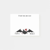 Post-it® Gothique Joyeux Batmas mignon (Devant)