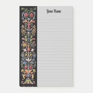 Post-it® Gothique Personnalisé Illuminé Art Vintage Lined