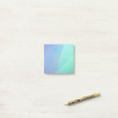 Post-it® Gradation Blue Aqua & Turquoise (Sur un bureau)