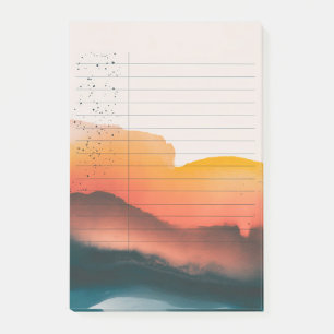 Post-it® Gradient crépusculaire : Encre et ciel