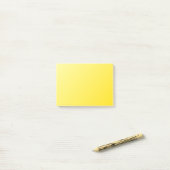 Post-it® Gradient D1 linéaire - jaune-clair au jaune foncé (Sur un bureau)