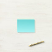Post-it® Gradient linéaire de H - turquoise pour allumer (Sur un bureau)