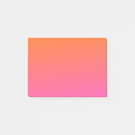 Post-it® Gradient orange et rose (Devant)