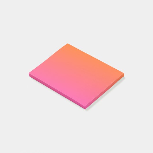 Post-it® Gradient orange et rose (Incliné)