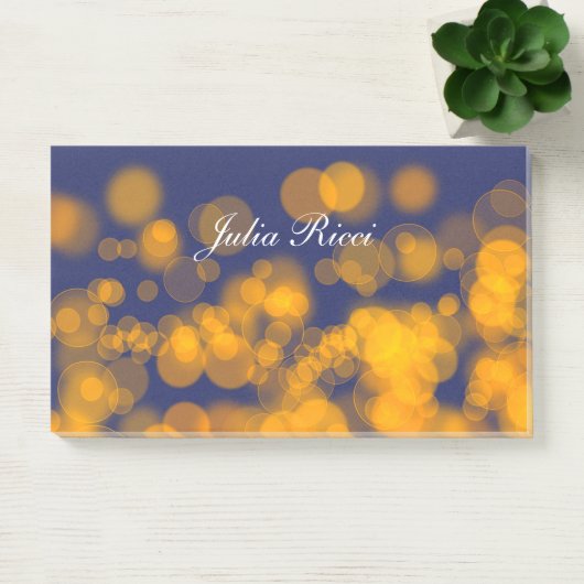 Post-it® Gradient texture.text de style de Bokeh (Bureau)