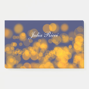 Post-it® Gradient texture.text de style de Bokeh