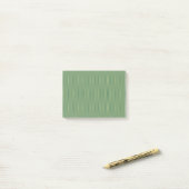 Post-it® Gradient vert Vintage simple en osage (Sur un bureau)