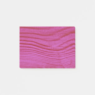 Post-it® Grain de bois rose