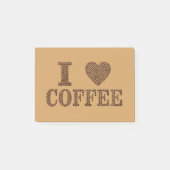 Post-it® Grains de café de coeur (Devant)