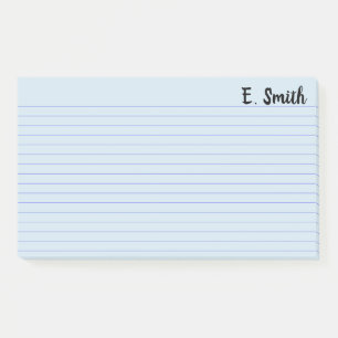 Post-it® Grand bleu personnalisé par couleur faite sur